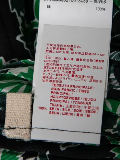 Pre-owned Marni Floral Pleated Midi Skirt