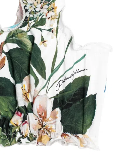 Dolce & Gabbana Floral-print Bikini In Multi