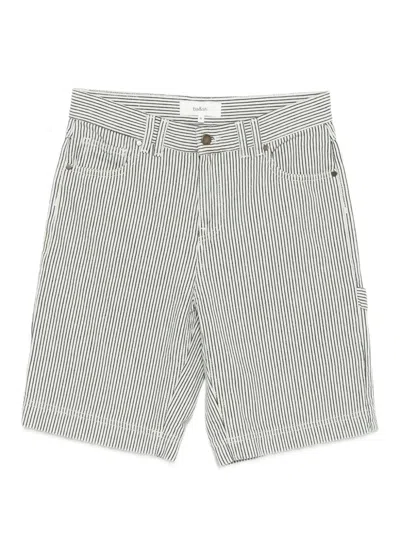 Ba&sh Cisae Pinstripe Shorts In Gray