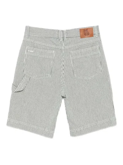 Ba&sh Cisae Pinstripe Shorts In Gray
