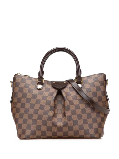 Pre-owned Louis Vuitton 2016 Damier Ebene Siena Pm Satchel