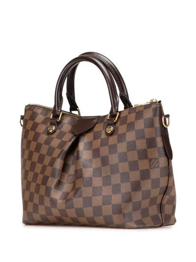 Pre-owned Louis Vuitton 2016 Damier Ebene Siena Pm Satchel