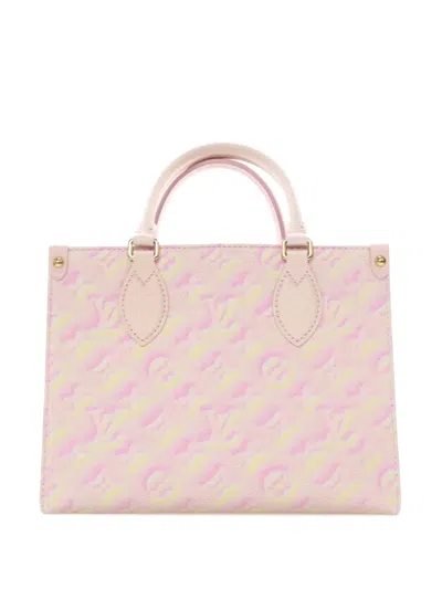 Pre-owned Louis Vuitton 2021-2025 Monogram Empreinte Summer Stardust Onthego Pm Satchel