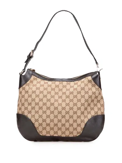 Pre-owned Gucci 2000-2015 Gg Canvas Charlotte Hobo Bag