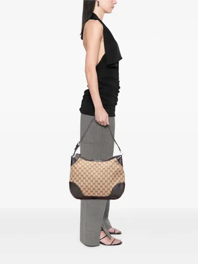 Pre-owned Gucci 2000-2015 Gg Canvas Charlotte Hobo Bag