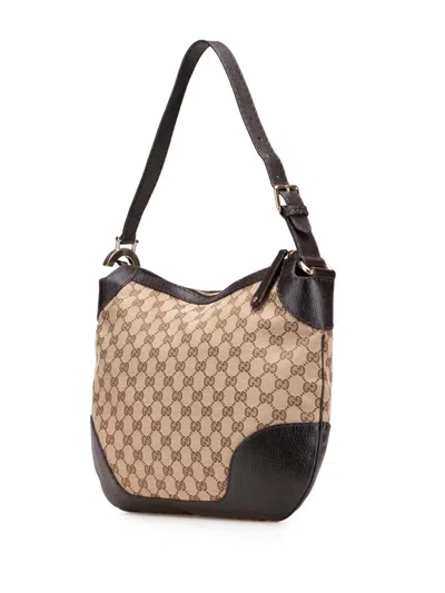 Pre-owned Gucci 2000-2015 Gg Canvas Charlotte Hobo Bag