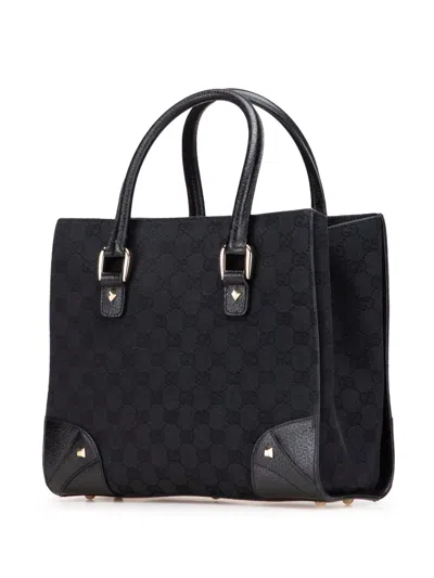 Pre-owned Gucci 2000-2015 Gg Canvas Nailhead Handbag
