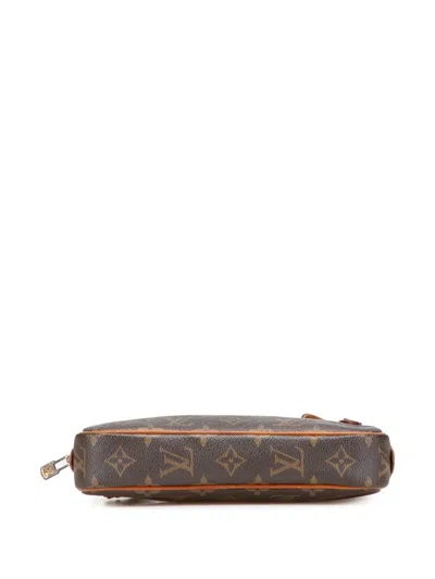 Pre-owned Louis Vuitton 1986 Monogram Pochette Marly Bandouliere Crossbody Bag