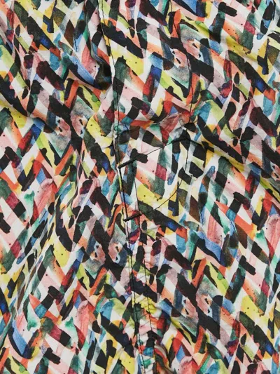 Pre-owned Missoni Chevron-pattern Swim Shorts