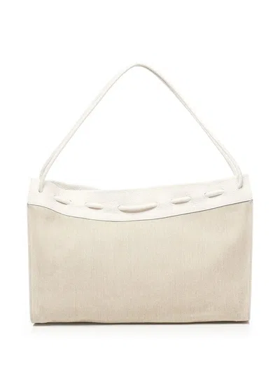 Coccinelle Isabela Linen-cotton Shoulder Bag
