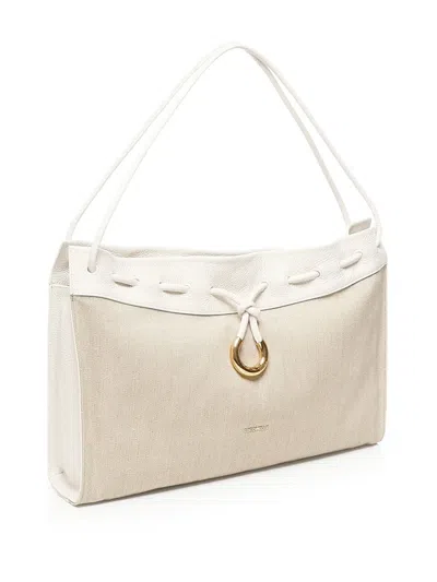 Coccinelle Isabela Linen-cotton Shoulder Bag