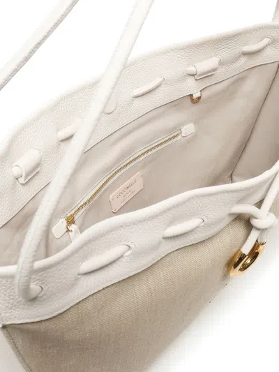 Coccinelle Isabela Linen-cotton Shoulder Bag