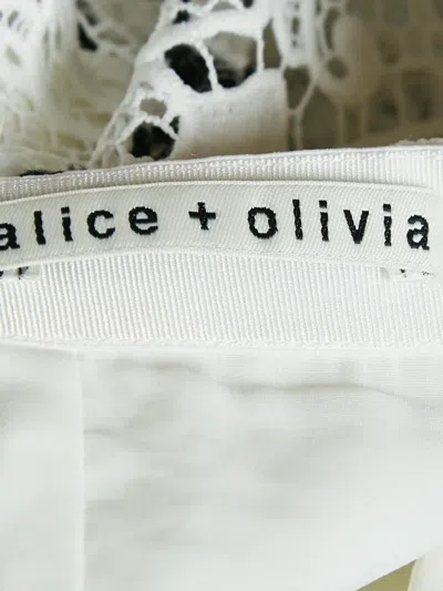 Pre-owned Alice And Olivia Floral-lace Skirt