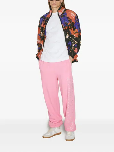 Awake Ny Rhinestone-embellished Sweatpants In Pink