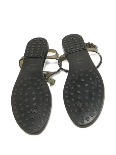 Pre-owned Tod's Tassel Ankle-strap Sandals