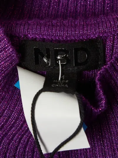 Pre-owned Nbd Lurex Knitted Top