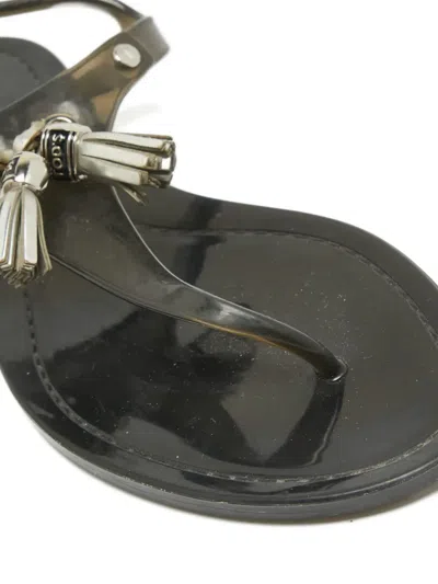 Pre-owned Tod's Tassel Ankle-strap Sandals