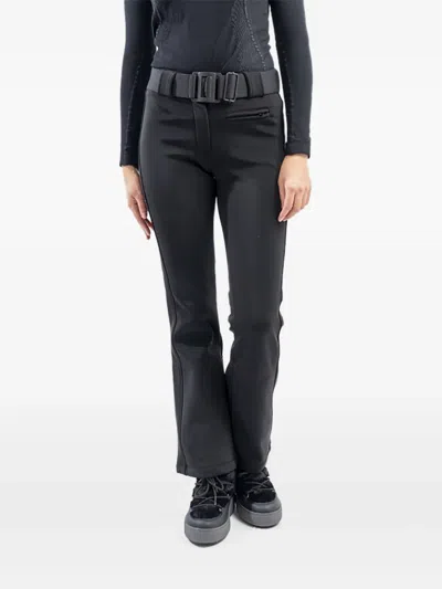 Roberta Tonini Belted Zipped-hem Trousers