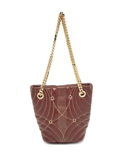 Pre-owned Burberry Quilted Chain Bucket Bag