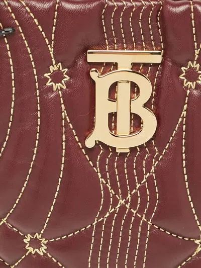 Pre-owned Burberry Quilted Chain Bucket Bag