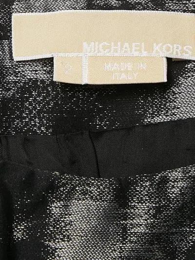 Pre-owned Michael Kors Vintage Abstract-print Belted Tunic