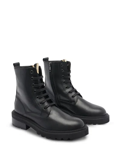 Via Roma 15 50mm Lace-up Zip Boots