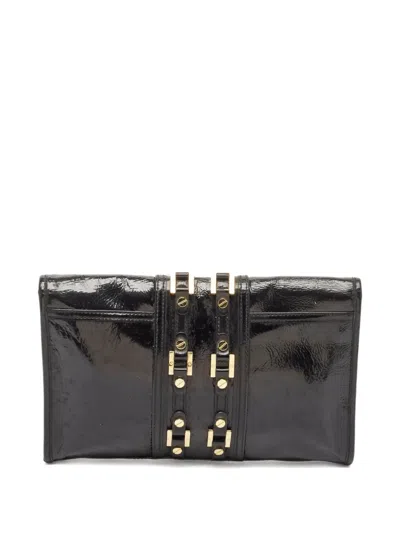 Pre-owned Tory Burch Matthias Leather Clutch Bag