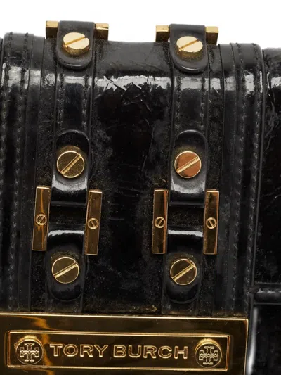 Pre-owned Tory Burch Matthias Leather Clutch Bag