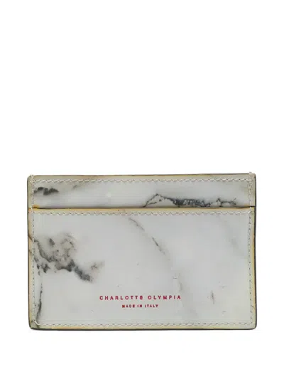 Pre-owned Charlotte Olympia Logo-print Cardholder