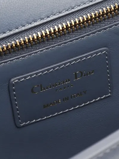 Pre-owned Dior 2021-2025 Leather 30 Montaigne Flap Crossbody Bag