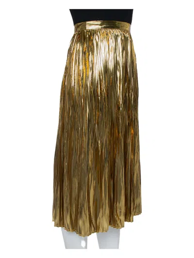 Pre-owned Mes Demoiselles Pleated Midi Skirt