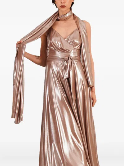 Le Rjtange® Metallic Draped Scarf