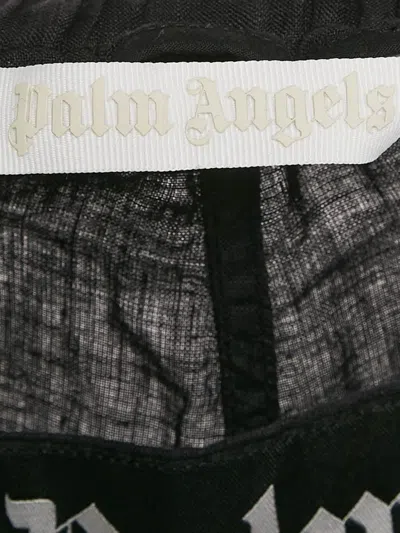 Pre-owned Palm Angels Linen Elastic-waistband Shorts