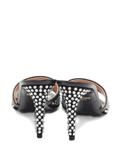 Pre-owned Moschino Crystal-embellished Sandals