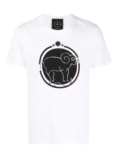 Swarovski Crystal-embellished Aries T-shirt In White