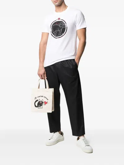 Swarovski Crystal-embellished Aries T-shirt In White