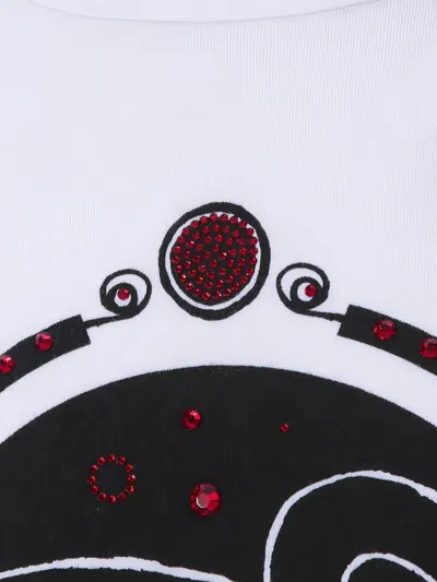 Swarovski Crystal-embellished Aries T-shirt In White