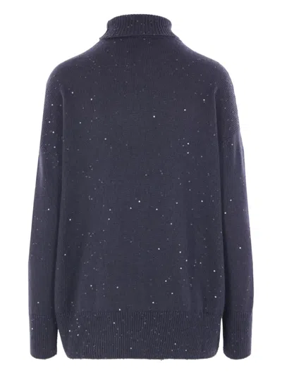 Brunello Cucinelli Sequin-embellished Sweater In Multi