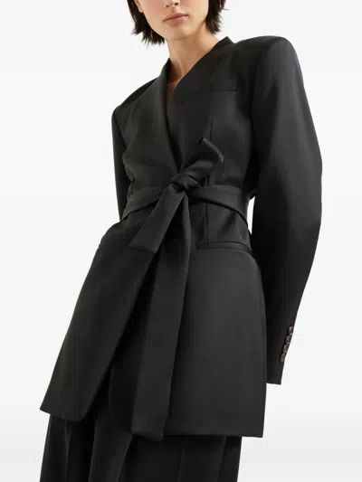 Brunello Cucinelli Belted Wrap Blazer