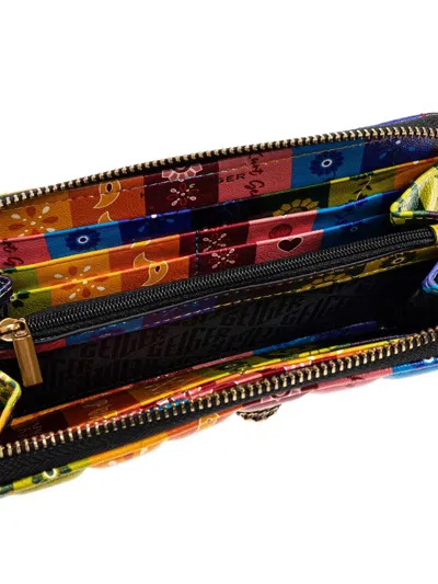 Kurt Geiger Printed Zip-around Wallet In Multi