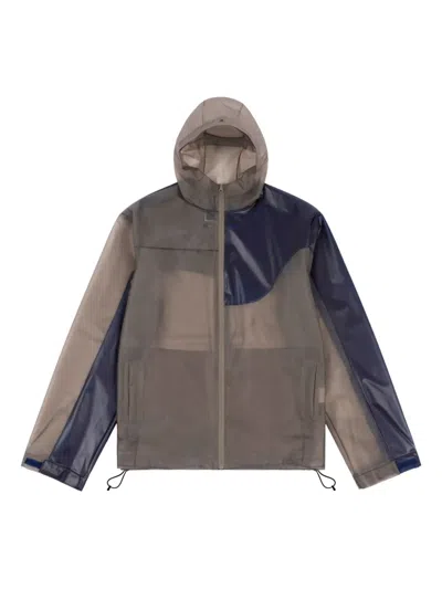 Dime Panelled Hooded Jacket In Multi