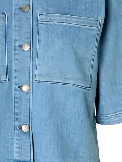 Selected Femme Denim Shirt In Blue