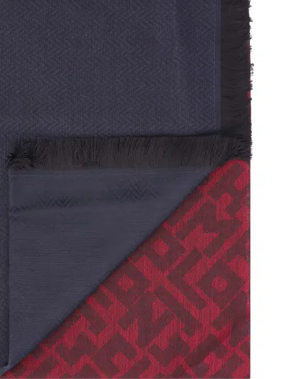 Longchamp Geometric-pattern Scarf In Neutral