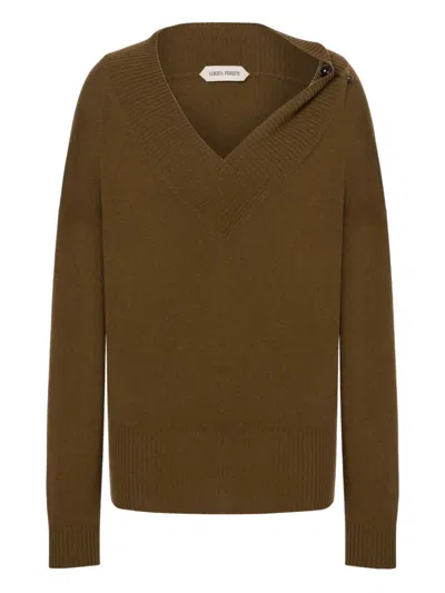 Alberta Ferretti Cashmere Jumper In Green