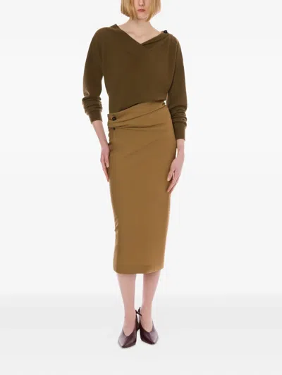 Alberta Ferretti Cashmere Jumper In Green