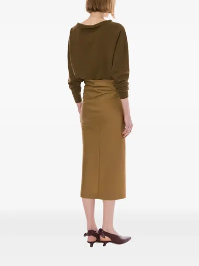 Alberta Ferretti Cashmere Jumper In Green