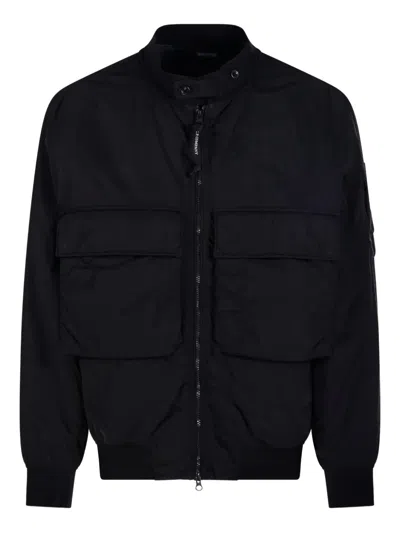 C.p. Company Zip-fastening Jacket In Blue