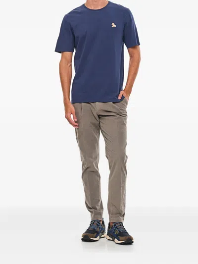 Pt Torino Pleated Zip-fly Regular Trousers In Gray