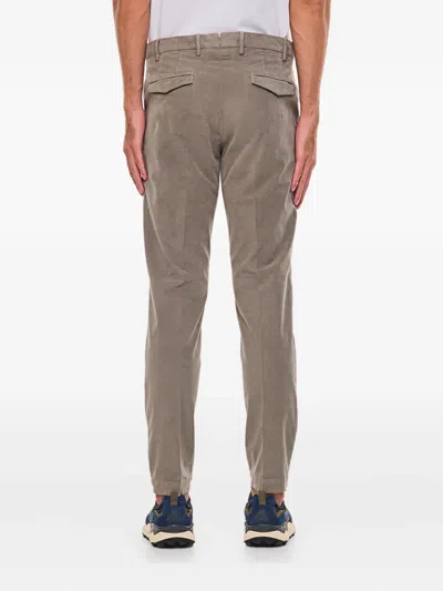 Pt Torino Pleated Zip-fly Regular Trousers In Gray