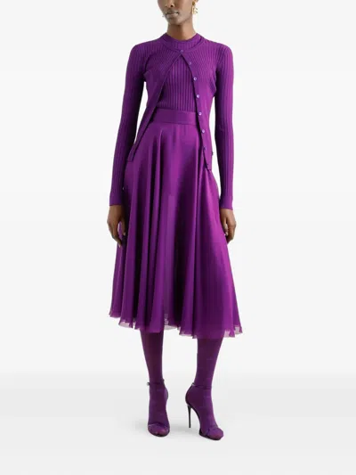 Dolce & Gabbana Viscose Tank Top In Purple